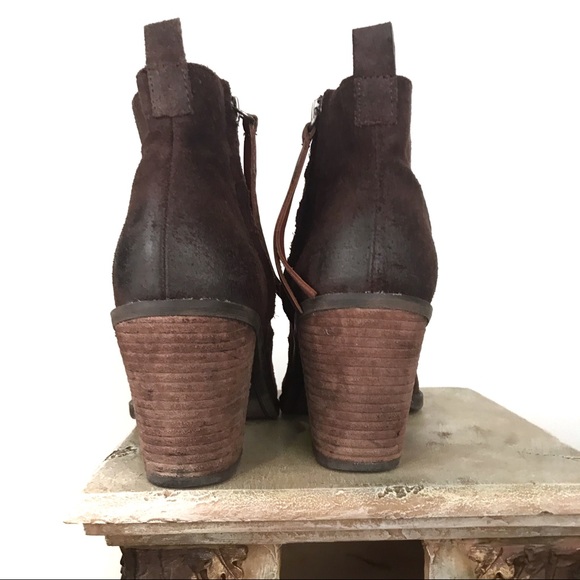 Dolce Vita Brown Suede Booties Size 7.5 - Picture 7 of 8